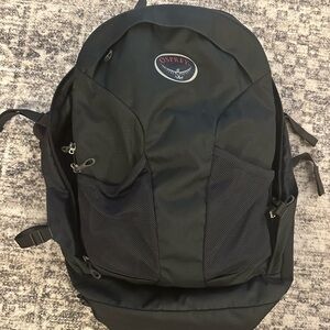 Osprey Farpoint 40 backpack, gray with lime green interior (used 1 time!)